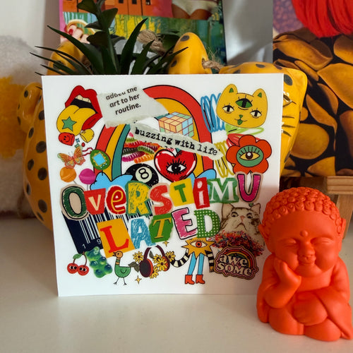 Overstimulated Sticker