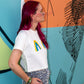 A Sight to See Women's Mineral Wash Raglan Crop T-Shirt