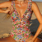 Floral Color Burst Swimsuit