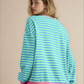 Cameron Oversized Pullover - Blue