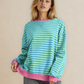 Cameron Oversized Pullover - Blue