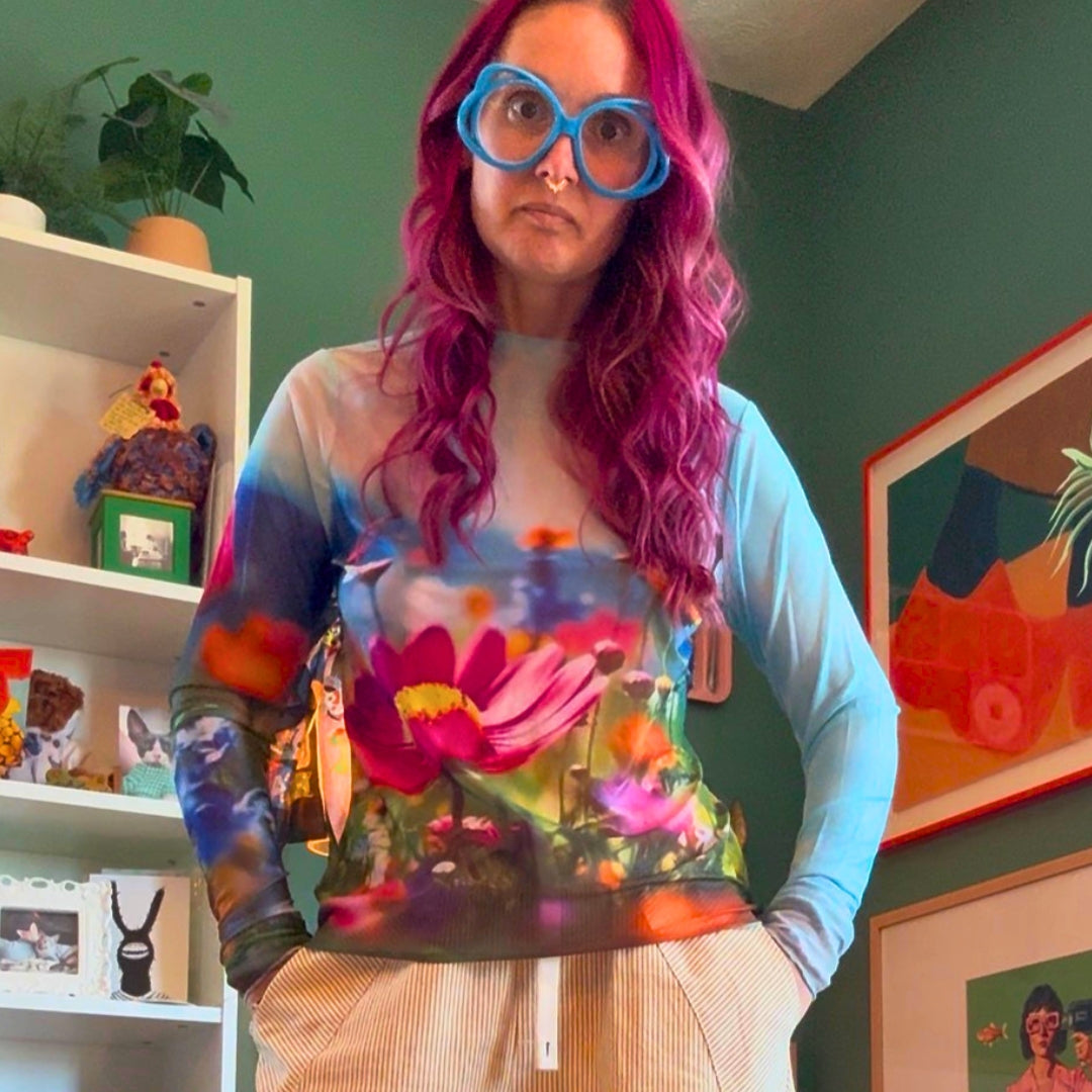Wildflower Daydream Mesh Top