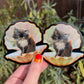 Tuxedo Kitty in Seashell 3" Sticker