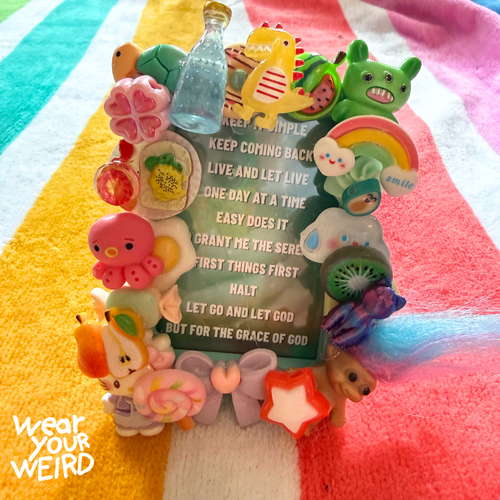 Wear Your Weird: One-of-a-Kind Dopamine Charm Frame