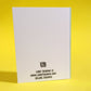 90s It's ok to take a day off retro greeting card: No Biodegradable Cello Sleeve