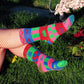 Wacky crew socks