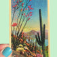 Glitter Desert Plants Sticker 4"