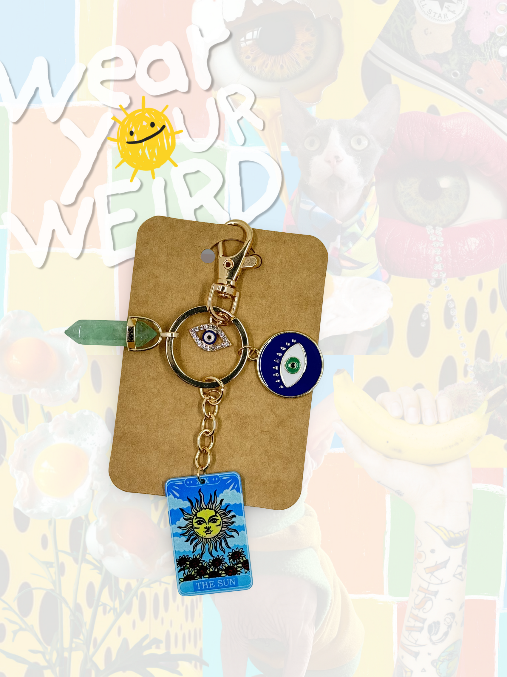 Celestial Daydream Charm Keychain & Purse Charm