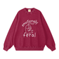 Emotionally Feral Oversized Cat Sweatshirt