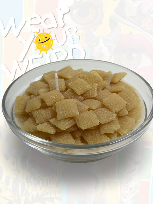 Cinnamon Chex Cereal Bowl Candle