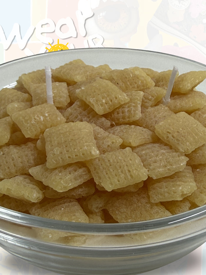 Cinnamon Chex Cereal Bowl Candle