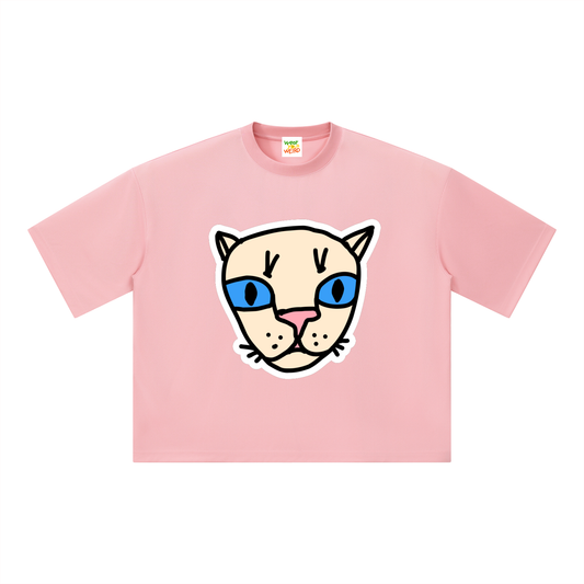 Unisex Naked Kitty Face Mesh Jersey