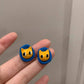 Whimsical Fun Cat Stud Earrings