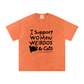 I Support the Good Stuff Snow Washed Oversized Tee