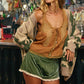 Matcha Daydream Velvet Shorts