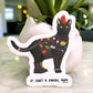 Punk Cat It's Not A Phase Sticker