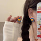 Whimsical Fun Cat Stud Earrings