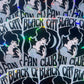 Black Cat Fan Club 3 Inch Holographic Sticker