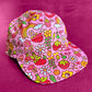 Strawberry Daydream Hat  🍓🌈🌼