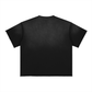 Heart Eye Sun Fade Raw Edge T-Shirt