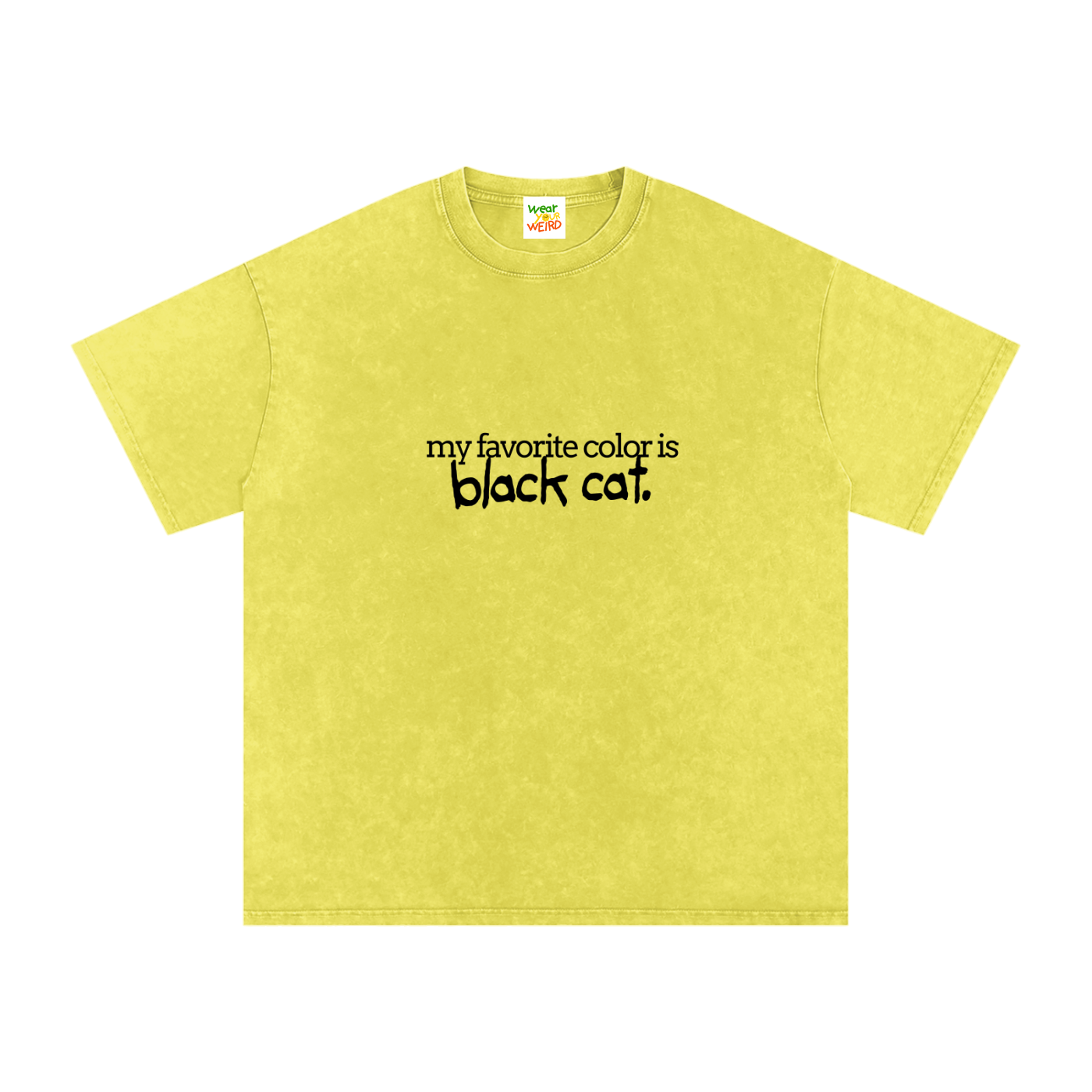 My Favorite Color is Black Cat Tee
