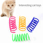 Colorful Springs Cat Toys