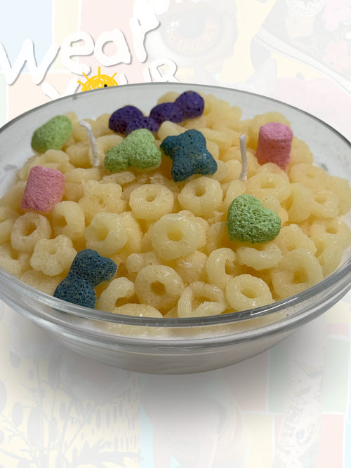 Fruity O’s Cereal Bowl Candle