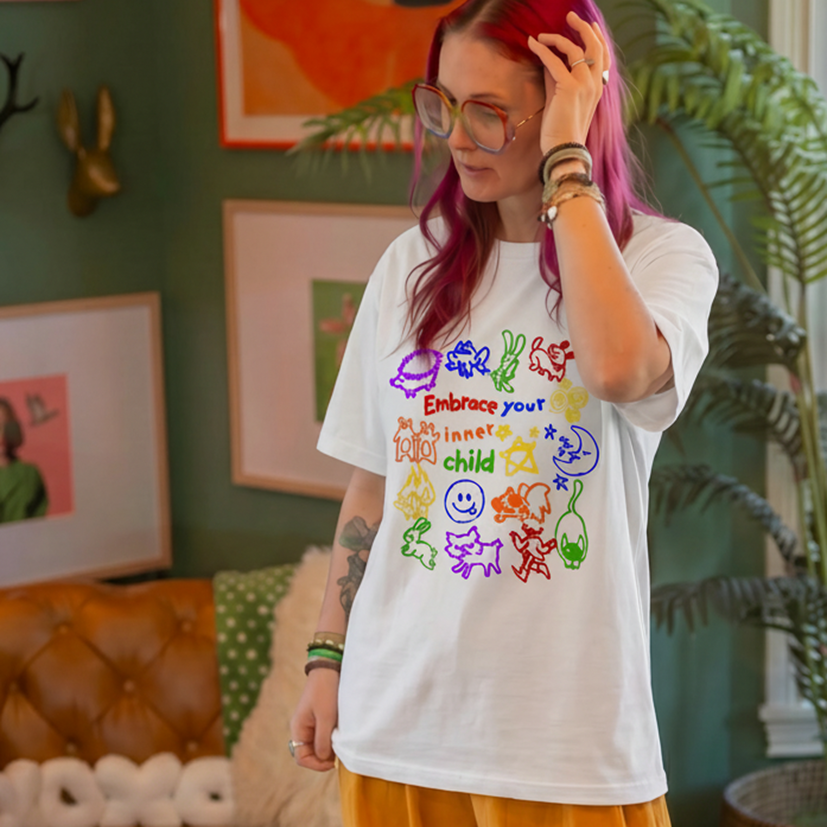 Embrace Your Inner Child Heavyweight Cotton T-Shirt