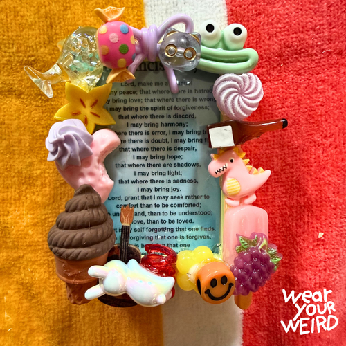 Wear Your Weird: One-of-a-Kind Dopamine Charm Frame