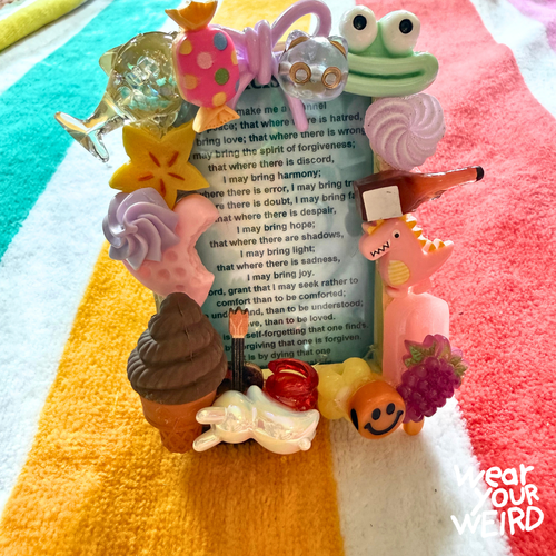 Wear Your Weird: One-of-a-Kind Dopamine Charm Frame