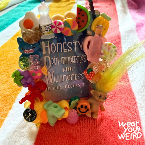 Wear Your Weird: One-of-a-Kind Dopamine Charm Frame