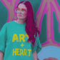 ART+Heart Sun Faded Raw Edge T-Shirt