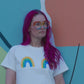 A Sight to See Women's Mineral Wash Raglan Crop T-Shirt
