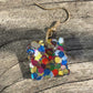 Confetti Chaos Wee-Little Square Earrings