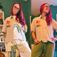 Art+Heart Unisex Distressed Plaid Boxy Shirt