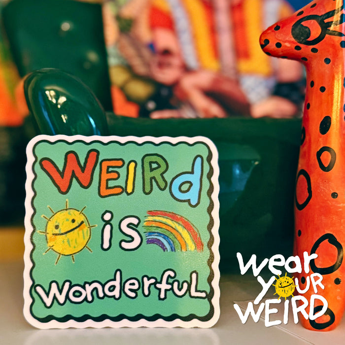 Weird is Wonderful Sticker